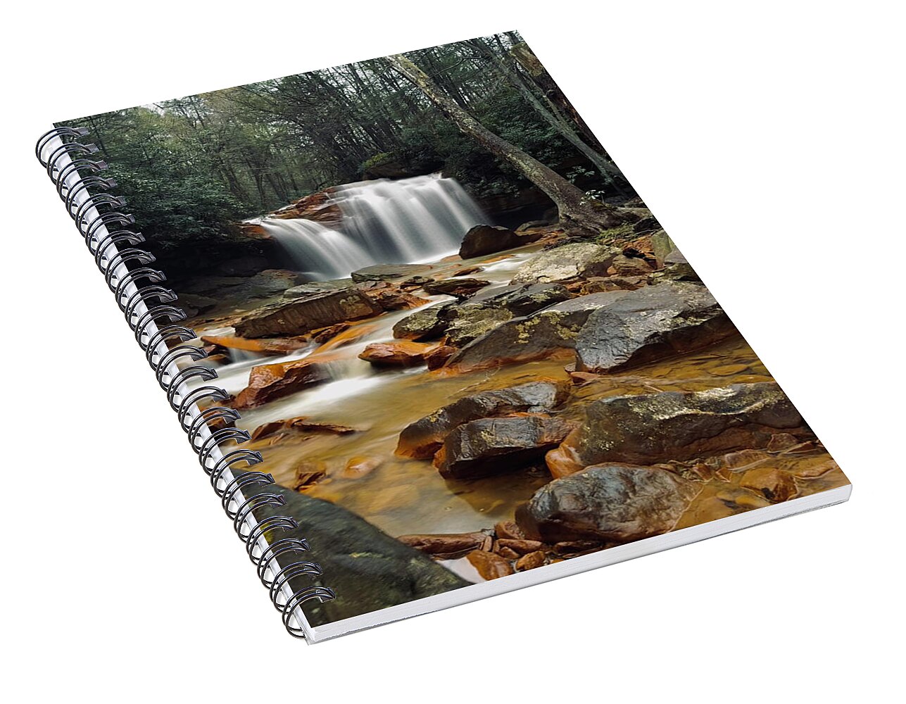 Pringle Run Falls - West Virginia - Spiral Notebook