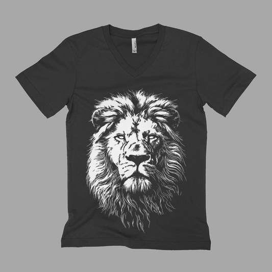 LION OF JUDAH | Unisex V-Neck Tee