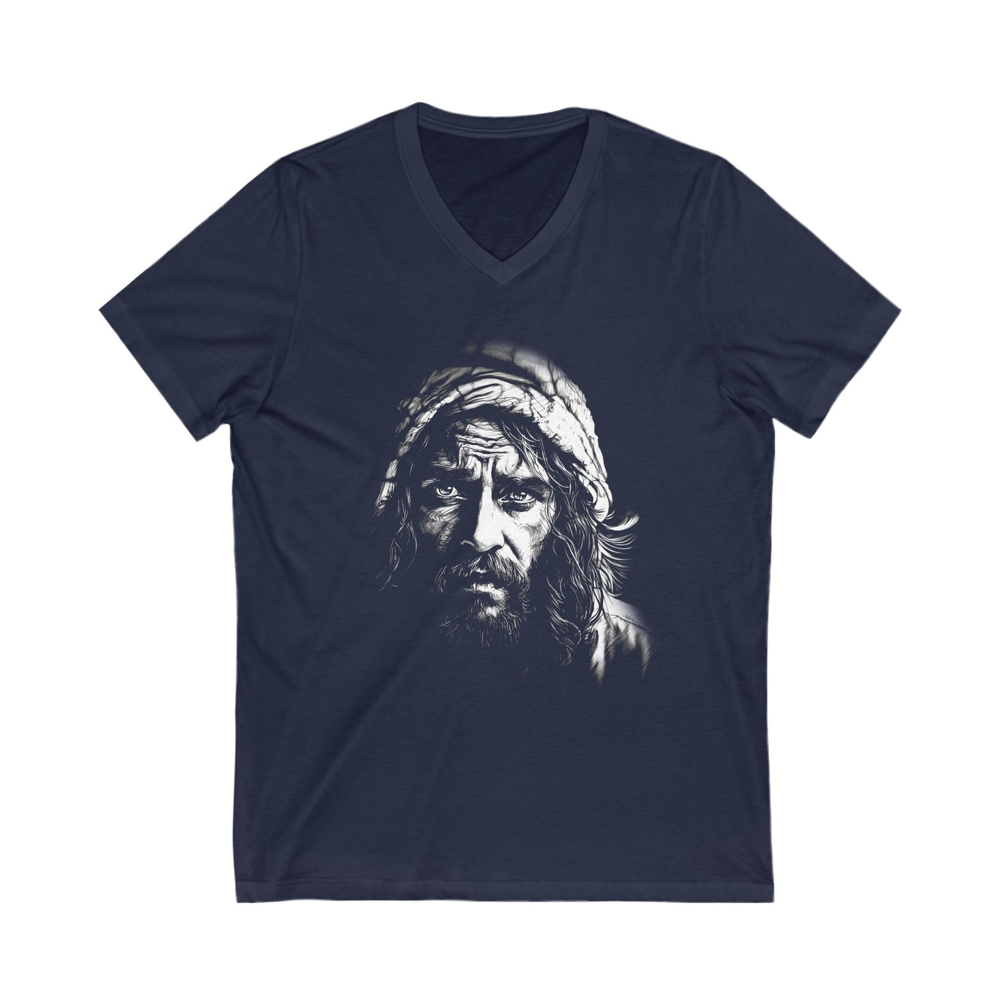 SON OF GOD | Unisex Jersey Short Sleeve V-Neck Tee