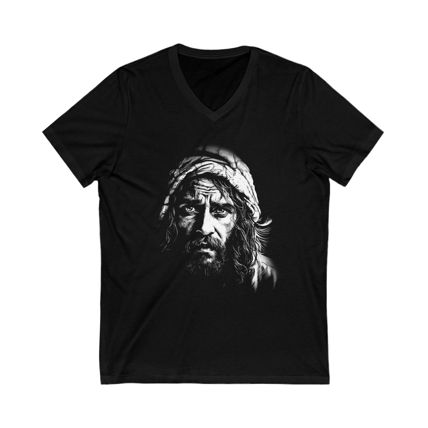 SON OF GOD | Unisex Jersey Short Sleeve V-Neck Tee