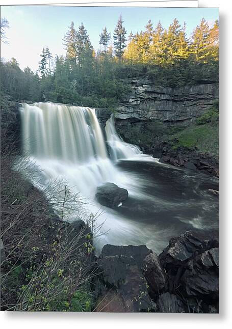 Blackwater Falls, West Virginia - Greeting Card