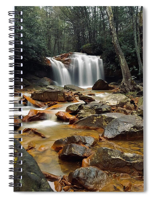 Pringle Run Falls - West Virginia - Spiral Notebook